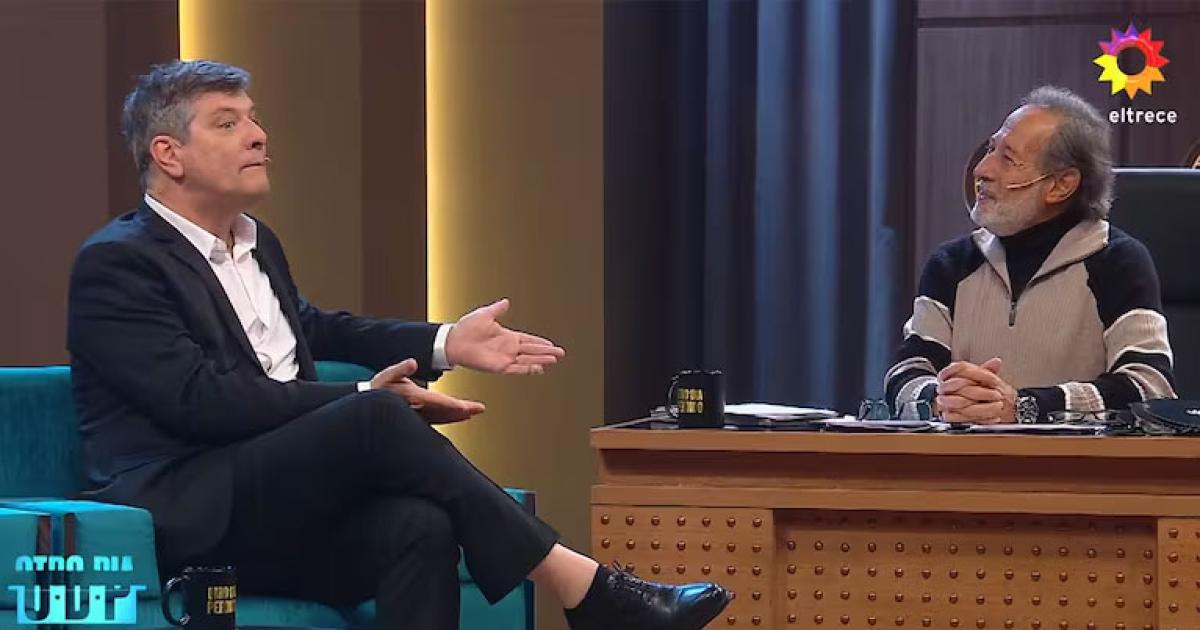 Mario Pergolini y Guillermo Francella en Otro día perdido