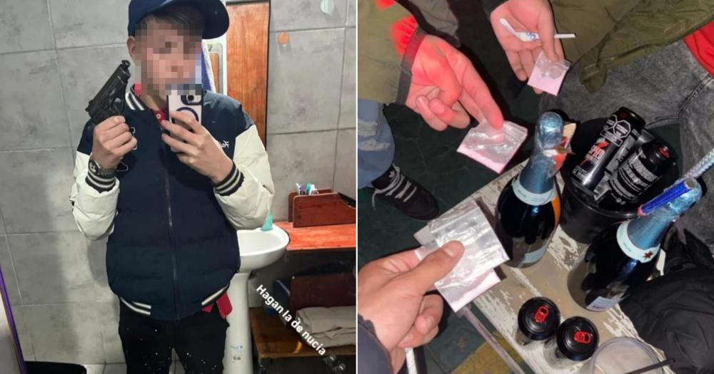 Algunas de las fotos que comparte el menor en Instagram
