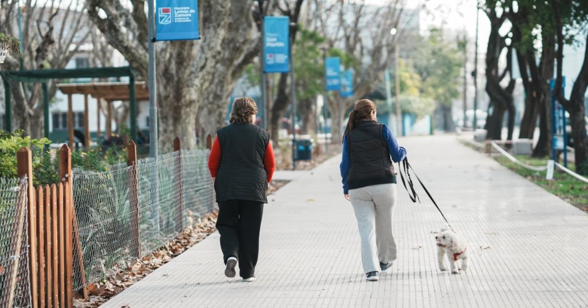 A fines de junio se reinauguró la Plaza San Martín de Turdera