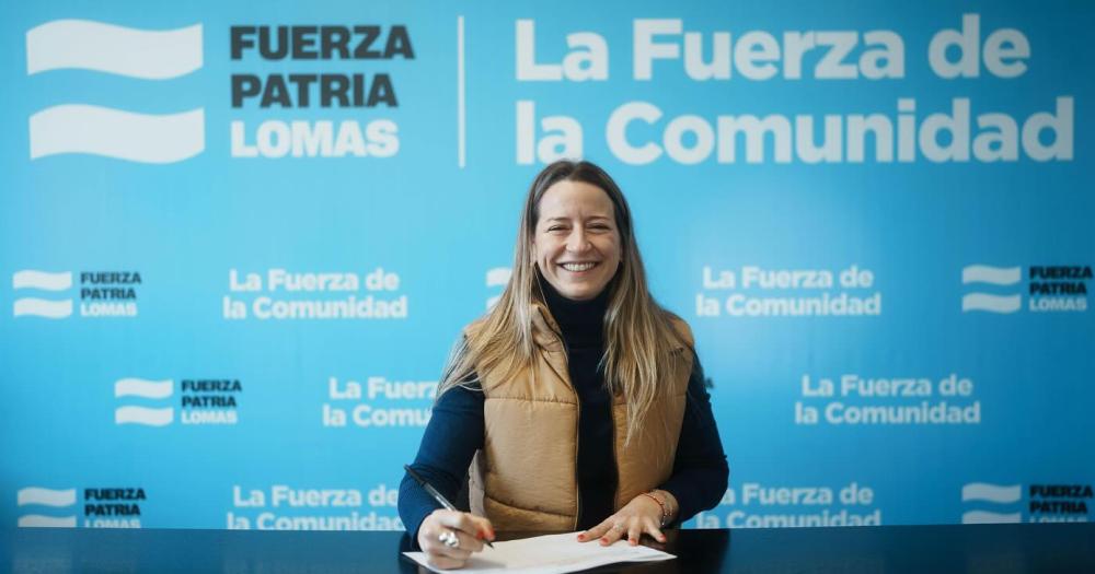 Lomas- presentaron la lista de candidatos a concejales de Fuerza Patria