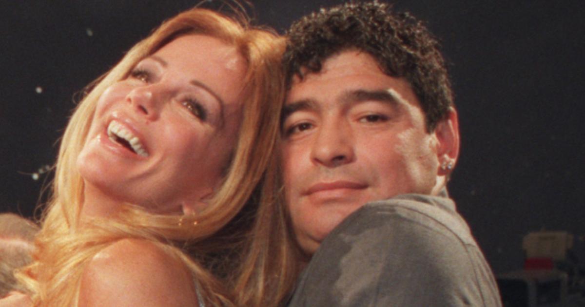 Graciela Alfano y Diego Maradona