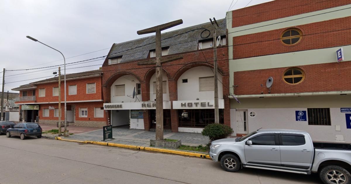 El hotel donde capturaron al delincuente
