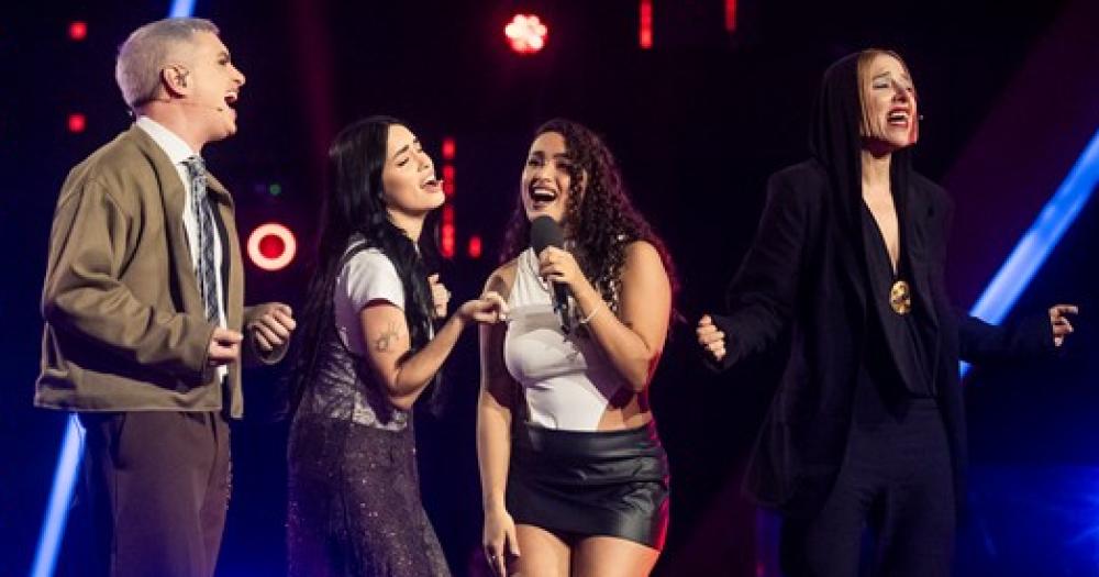 Lali y Miranda junto a Ludmila en La Voz Argentina