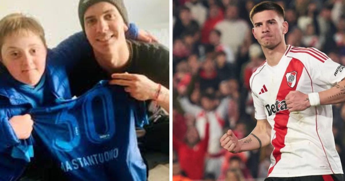 La joven promesa del Real Madrid posó con la casaca de Temperley