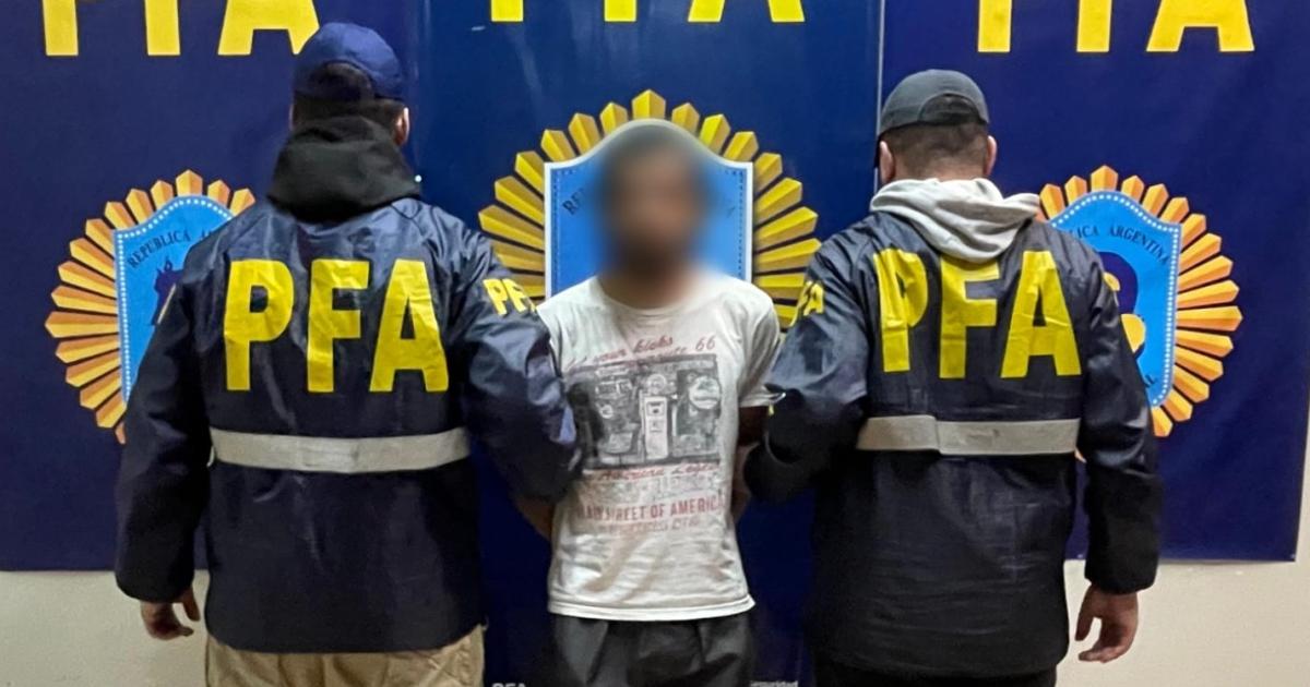 El prófugo fue capturado por la Policía Federal