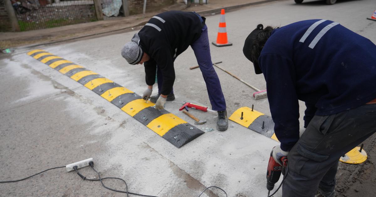 Hubo trabajos en calles de Albertina Fiorito y Santa Catalina