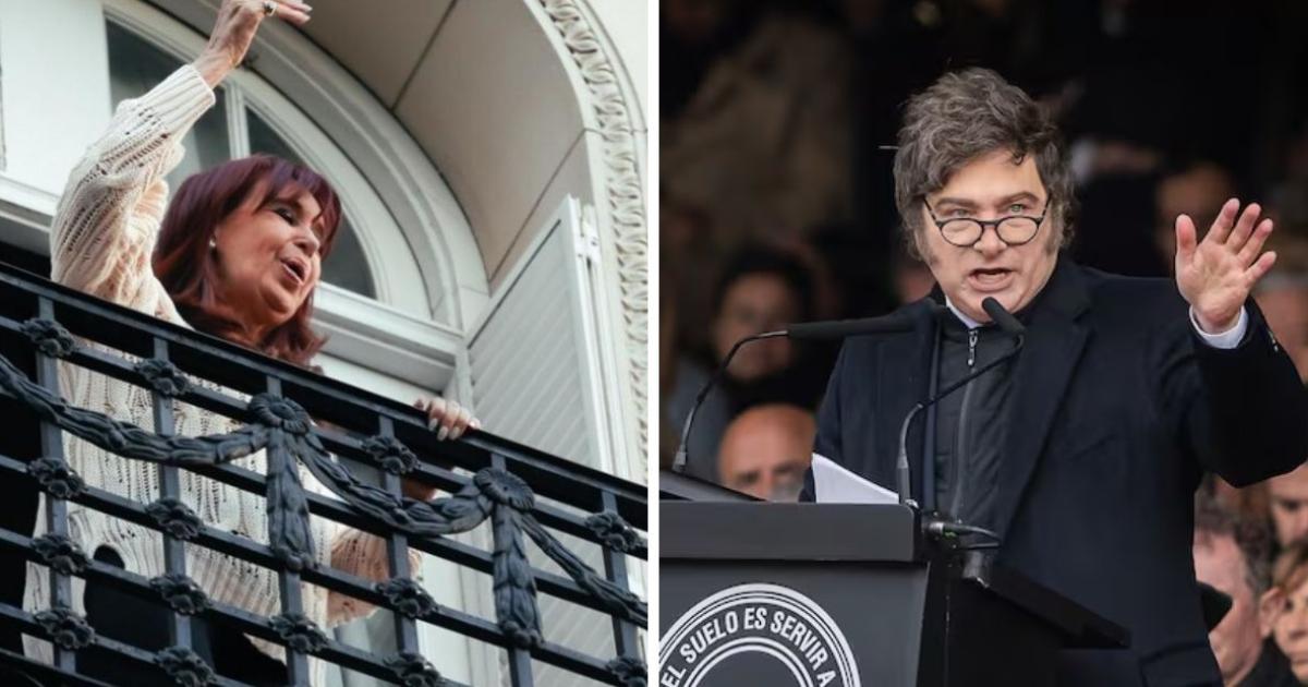 Cristina Kirchner aseguró que Javier Milei gobierna para los ricos y que Estados Unidos le arma la campaña