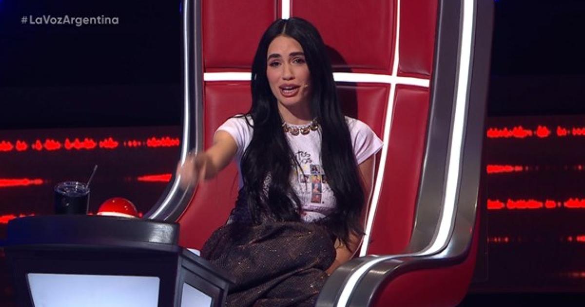 La emoción de Lali Espósito en La Voz Argentina
