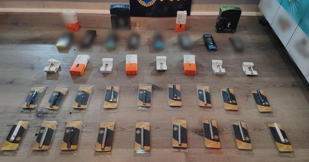 Los vapeadores eran traídos al país mediante maniobras de contrabando