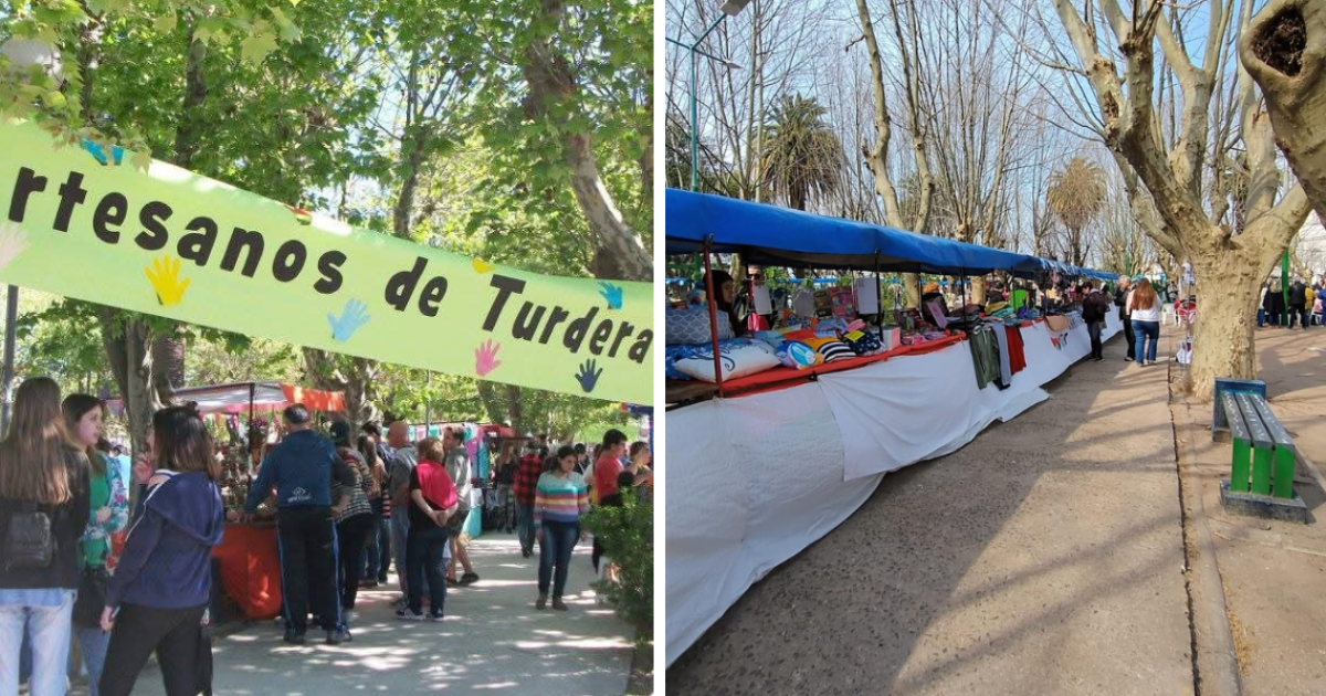 Las dos ferias que estarn en la plaza este domingo se suman al evento cultural y solidario