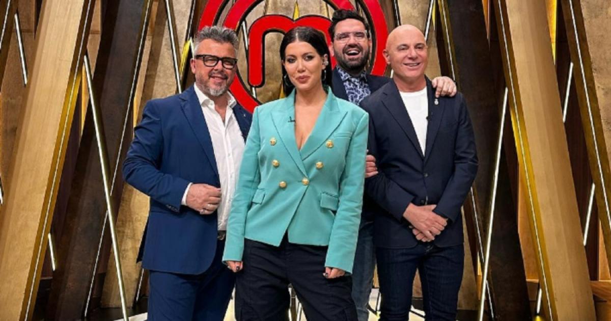 Wanda Nara y los jurados de Masterchef Celebrity