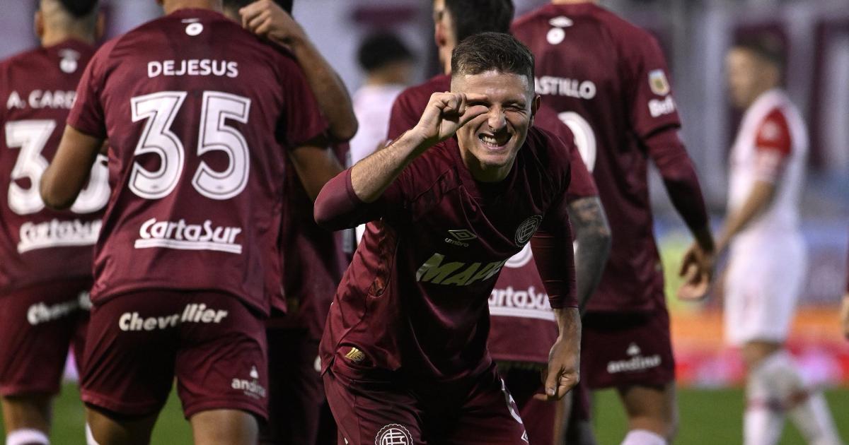 Marcich anotó su primer gol con la camiseta de Lanús