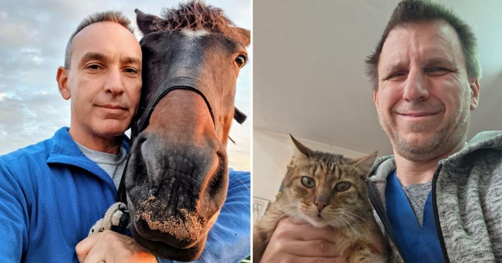 Ver saludables a las mascotas y felices a sus dueños les da tanto a Pablo como a Alejandro una inmensa satisfacción