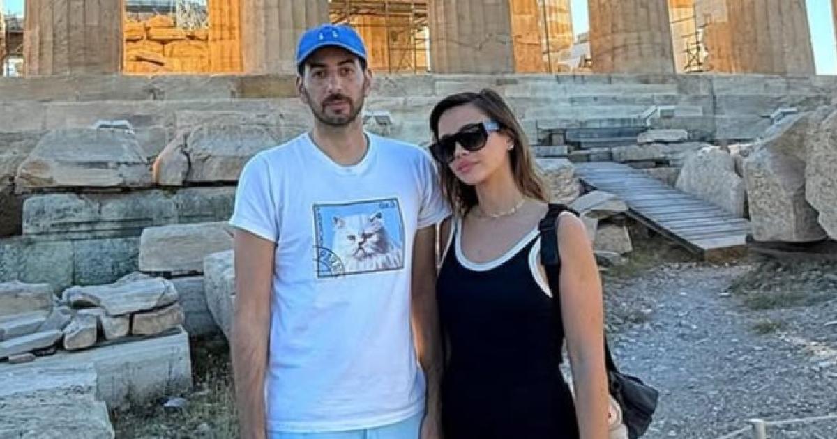 Celeste Cid y Santiago Korovsky en Grecia
