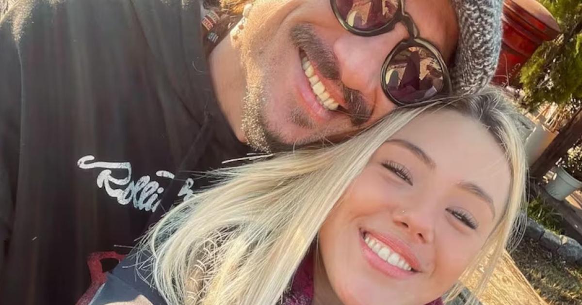 Daniel Osvaldo y su novia Malena