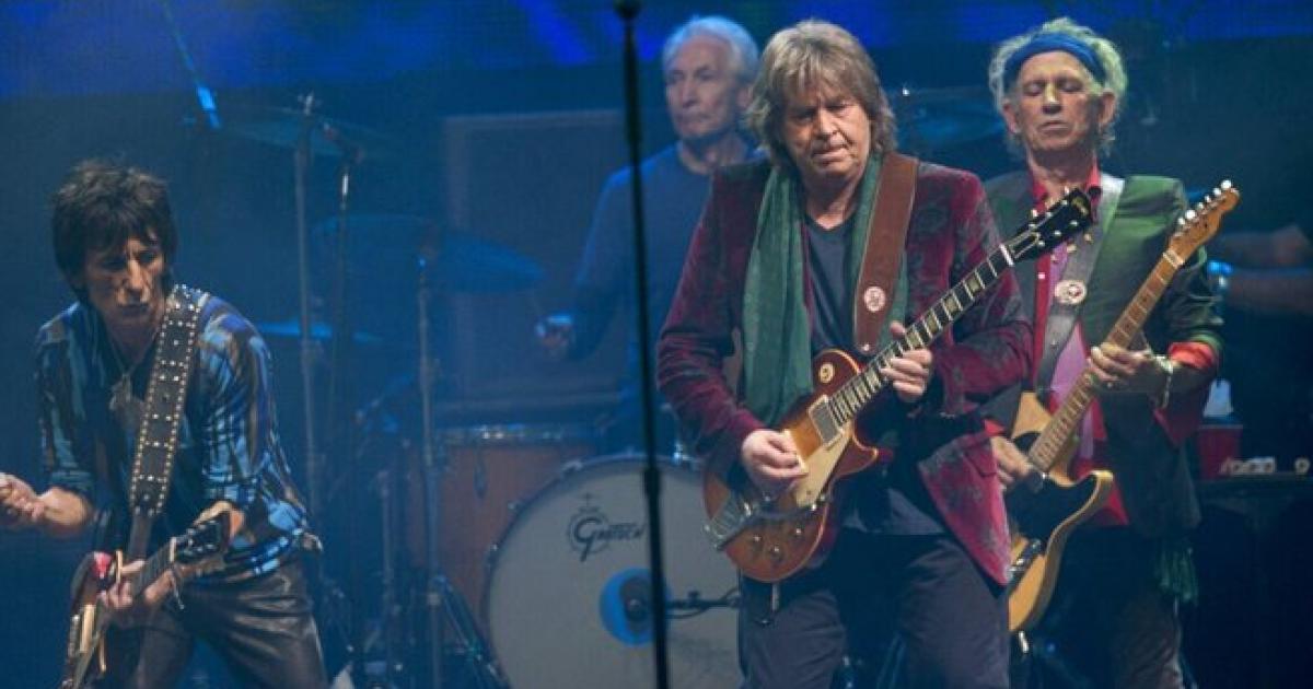 Mick Taylor con la guitarra en cuestión