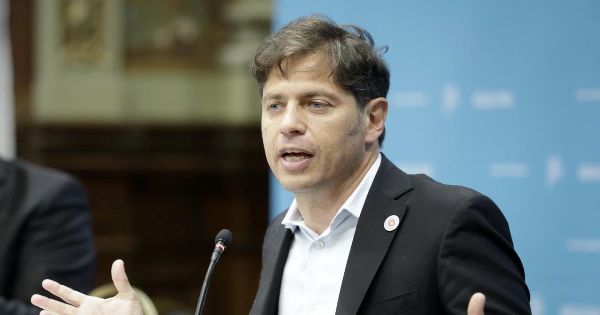 Axel Kicillof cuestionó los anuncios económicos de Javier Milei en cadena nacional