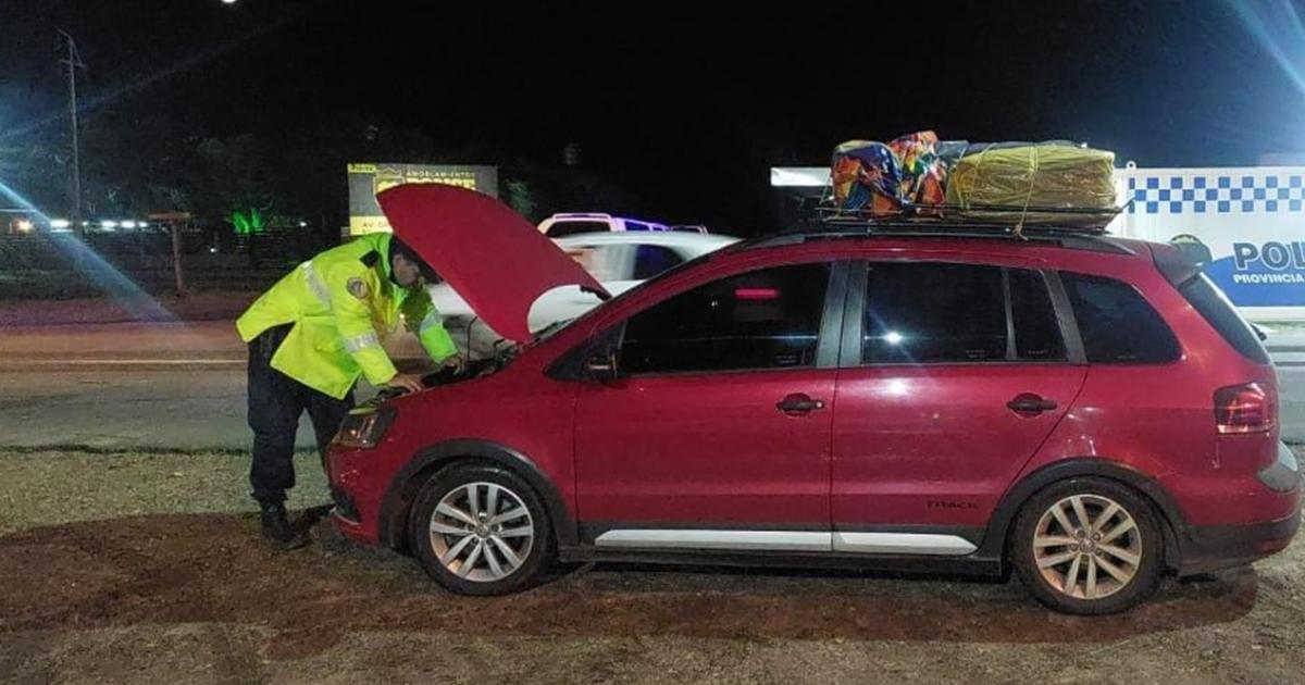 La camioneta recuperada por la Policía