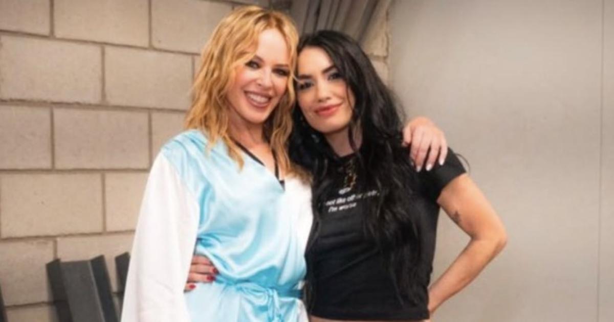Kylie Minogue y Lali Espósito juntas