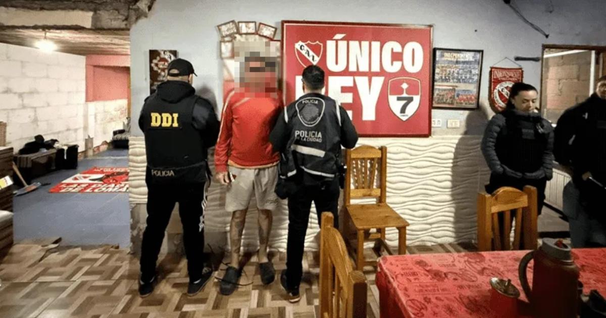El detenido era líder de la facción Lomas de Zamora