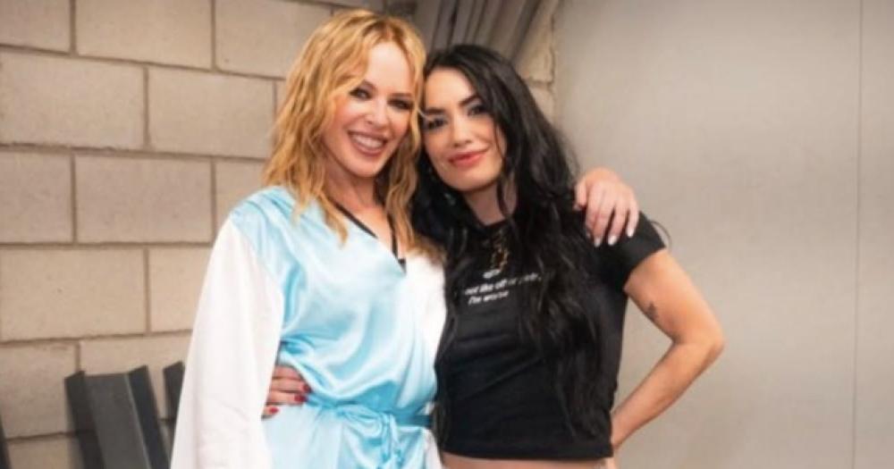 Kylie Minogue y Lali Espósito juntas