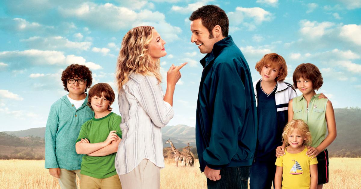  Adam Sandler y Drew Barrymore en una clsica comedia