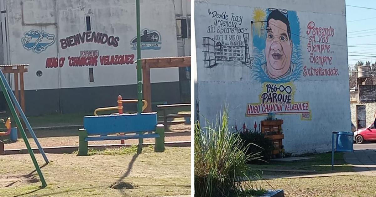 El parque donde ser la celebración lleva el nombre del vecino recordado en el barrio