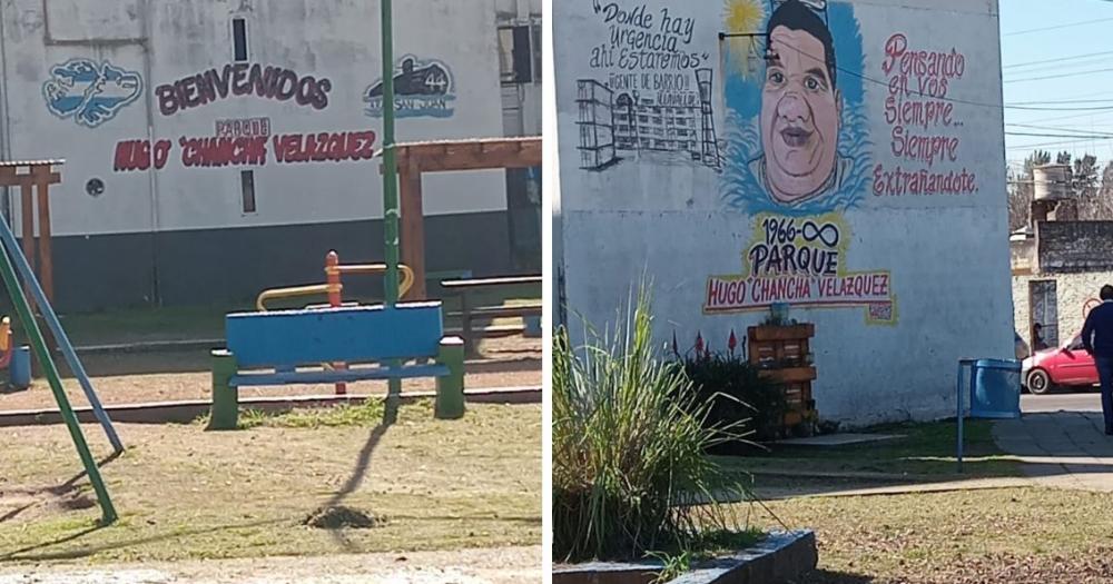 El parque donde ser la celebración lleva el nombre del vecino recordado en el barrio