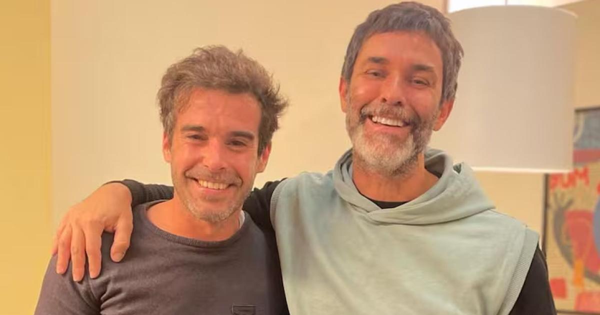 Nicols Cabré y Mariano Martínez juntos