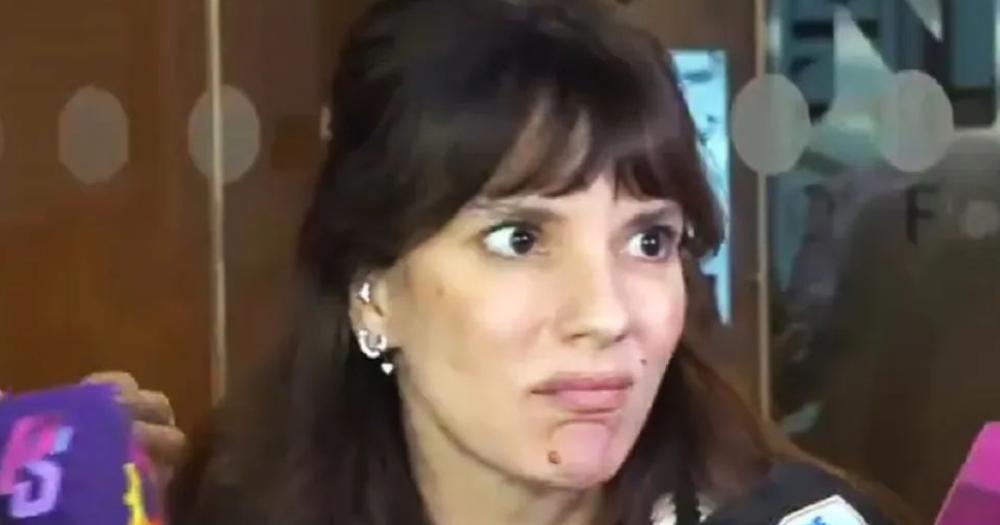 Gimena Accardi habló con los medios