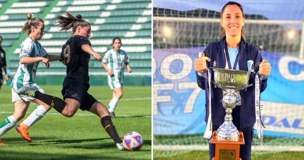 María Florencia sigue siendo futbolista y disfruta del día a día como deportista