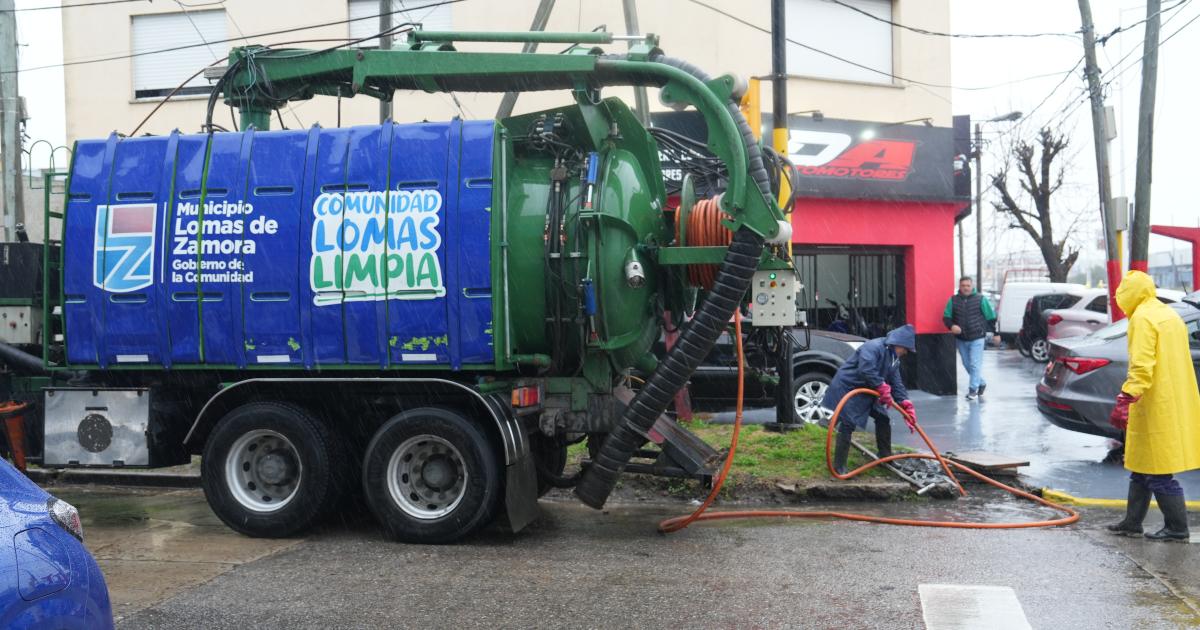 Mucha lluvia y fuerte viento- asiacute se afrontoacute la ciclogeacutenesis en Lomas