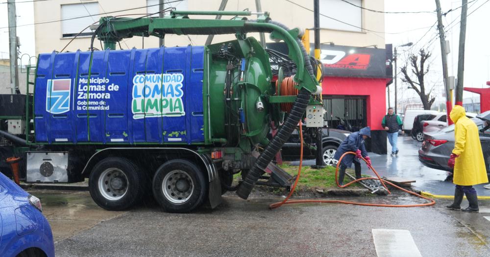Mucha lluvia y fuerte viento- asiacute se afrontoacute la ciclogeacutenesis en Lomas