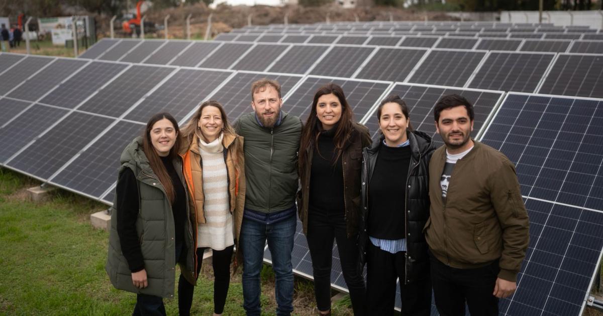 Otermín y Vilar inauguraron el Parque Solar Diego Armando Maradona en Fiorito