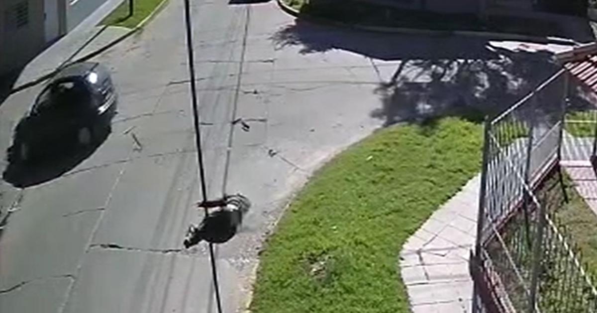 El accidente quedó filmado