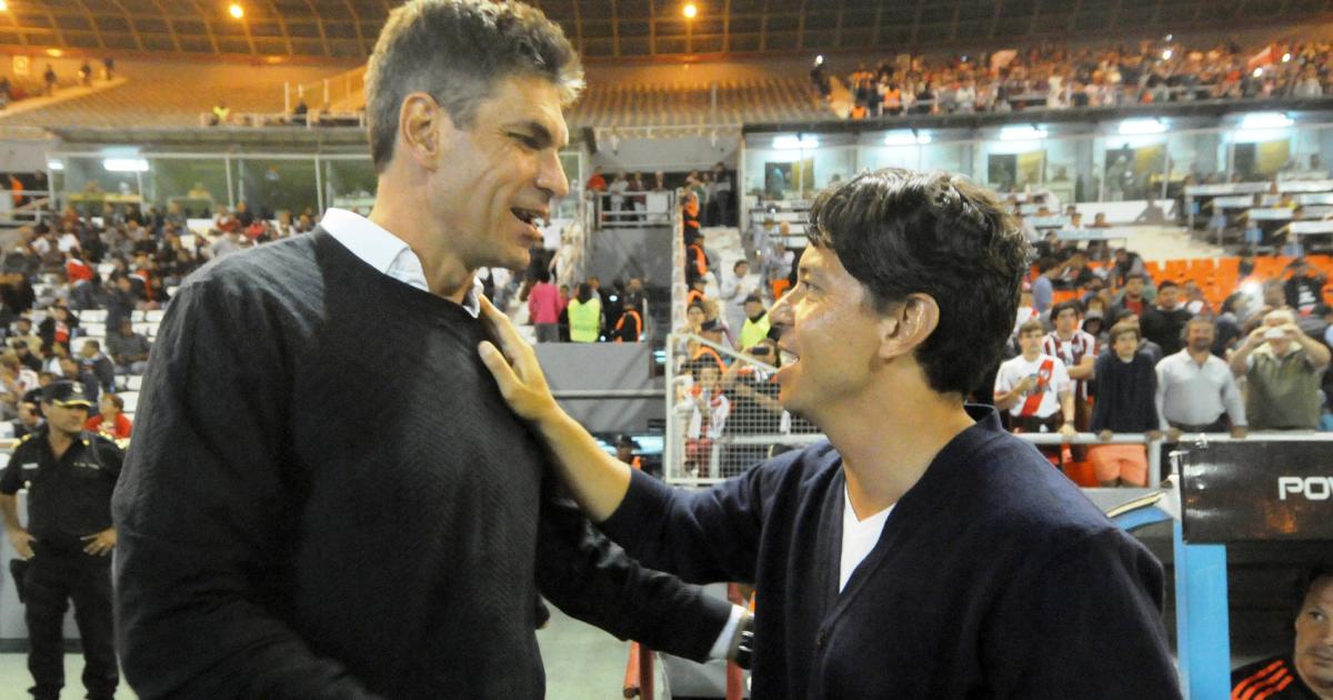 Pellegrino y Gallardo con un pasado en común ahora enfrentados como entrenadores de Lanús y de River