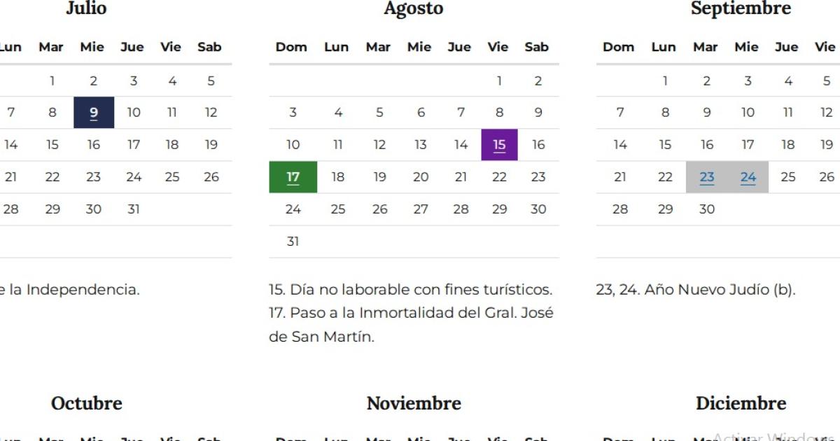 Cambian la regla de los feriados trasladables- queacute pasa con el 12 de octubre
