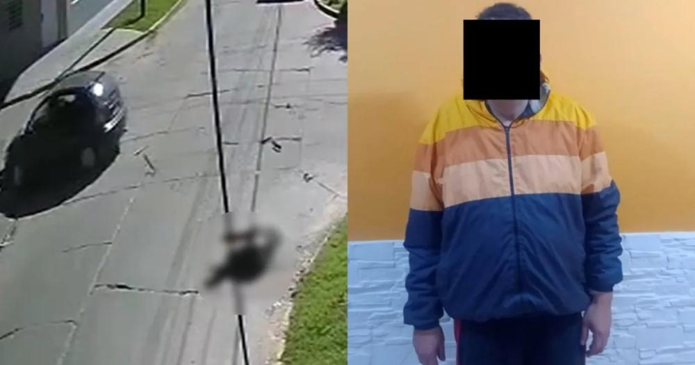 El detenido negó haber atropellado a Jonathan