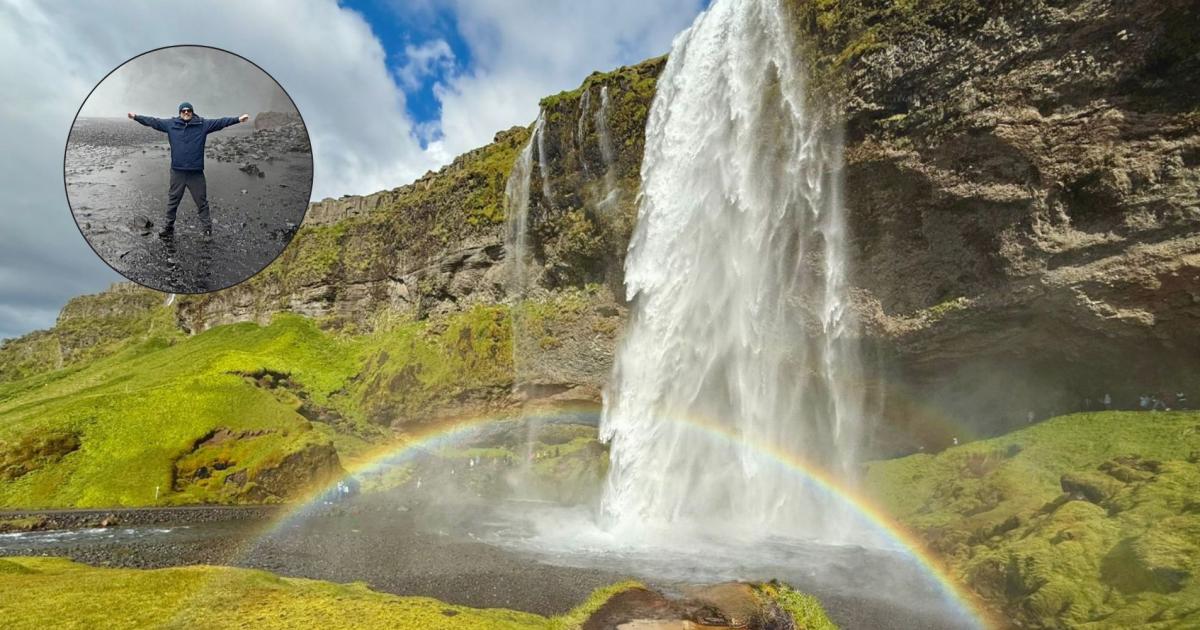 Uno de los bellos paisajes que logró captar Hernn en Islandia
