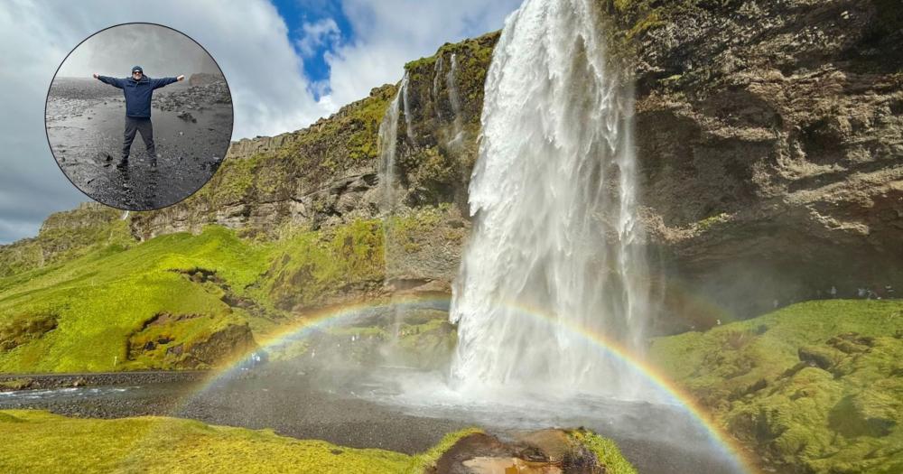 Uno de los bellos paisajes que logró captar Hernn en Islandia