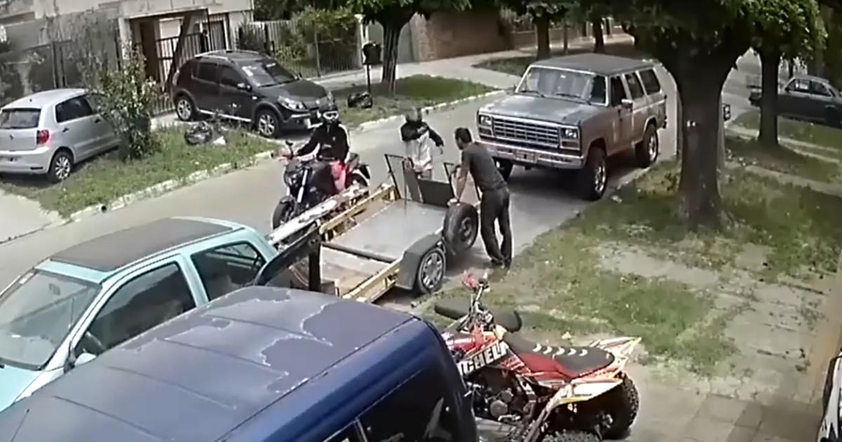 El intento de asesinato quedó filmado por una cmara de seguridad