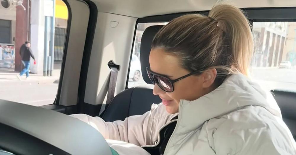 Alejandra Maglietti y su hijo