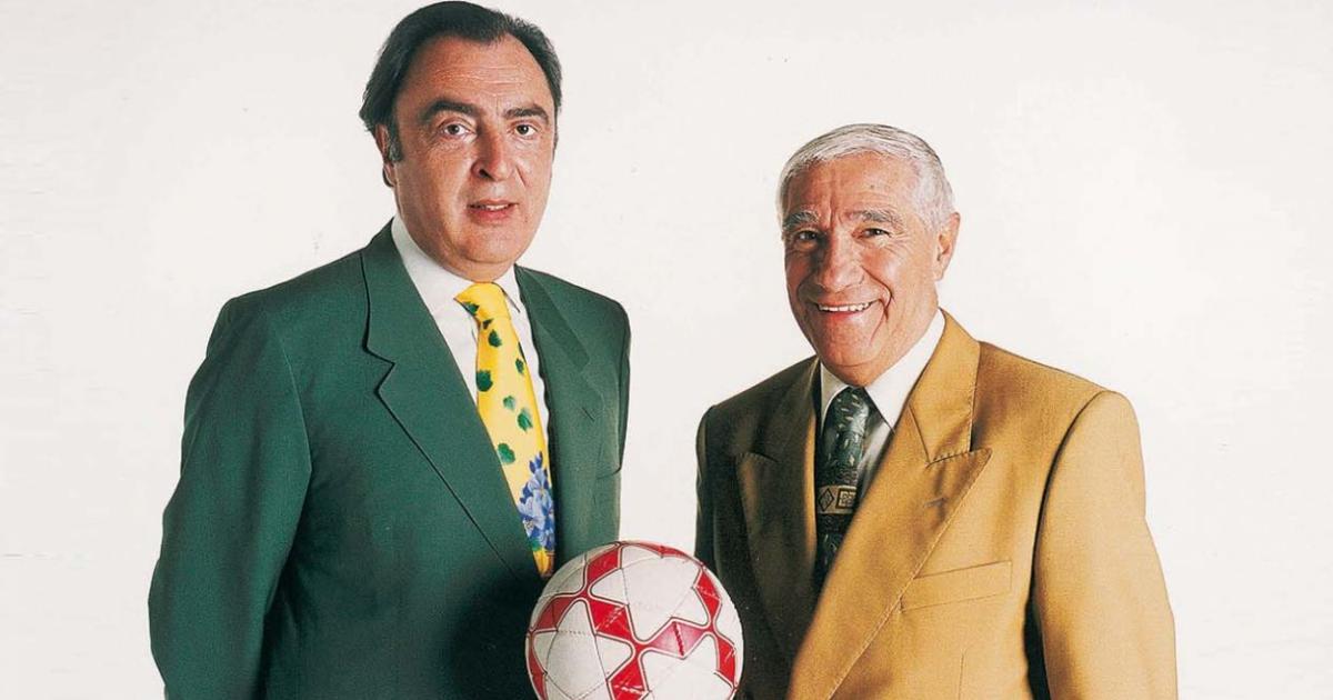 Marcelo Araujo y Macaya Mrquez en tiempos de Fútbol de Primera