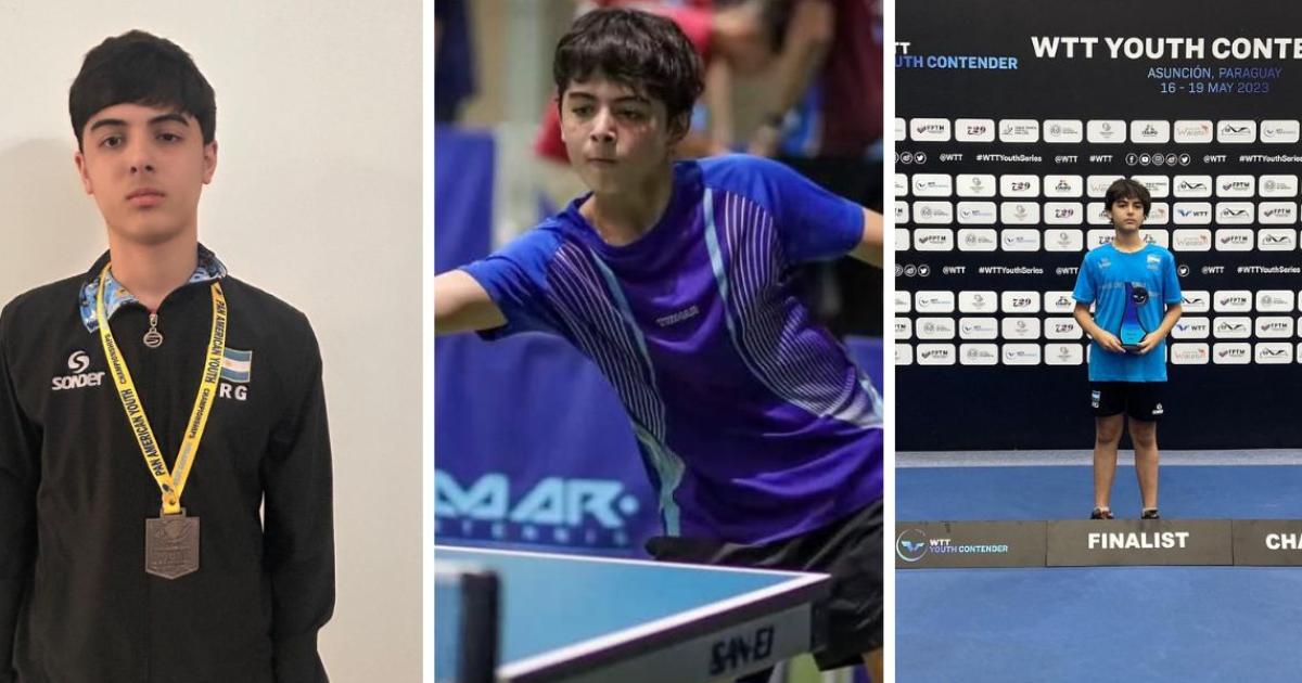 Con la última medalla después de arrancar en el mundo del tenis de mesa a los 7 años