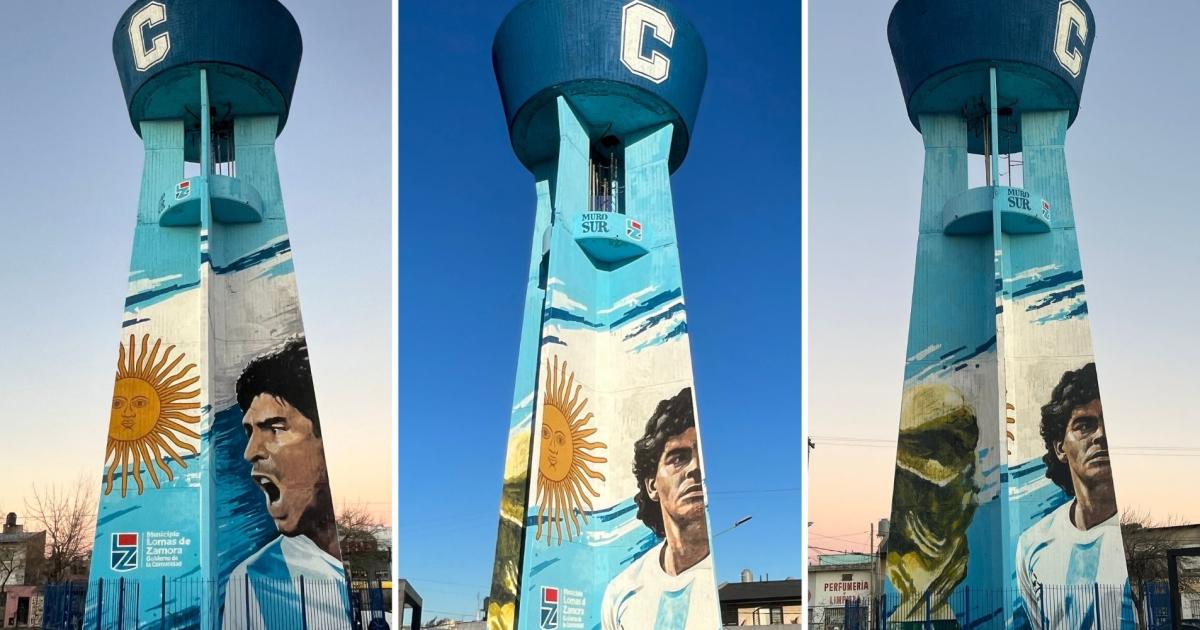 Muro Sur tardó cinco días en terminar la obra de arte