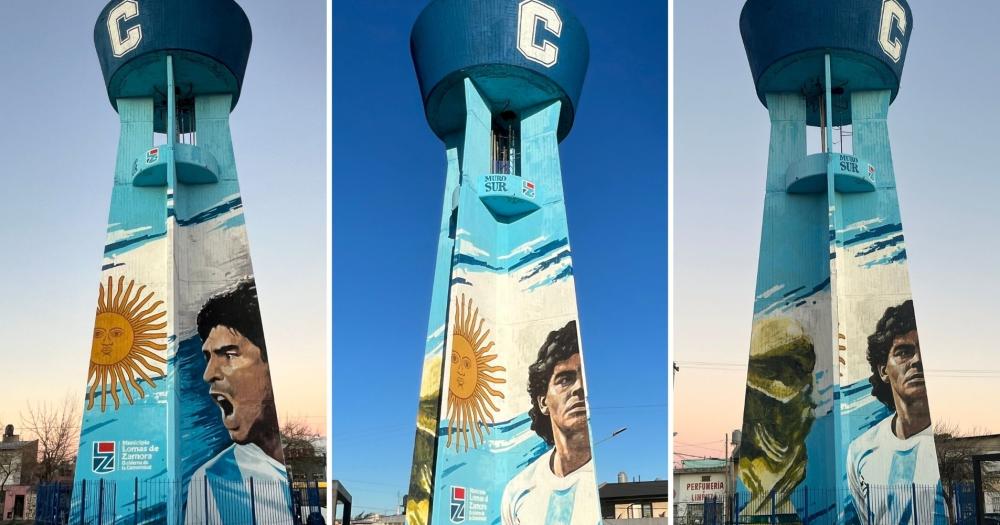 Muro Sur tardó cinco días en terminar la obra de arte