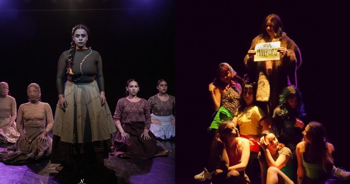 Las obras Arrojo Fuerza Originaria Femenina de Cia Proyecto Brujas y Enjambre Club de Agustina Areco