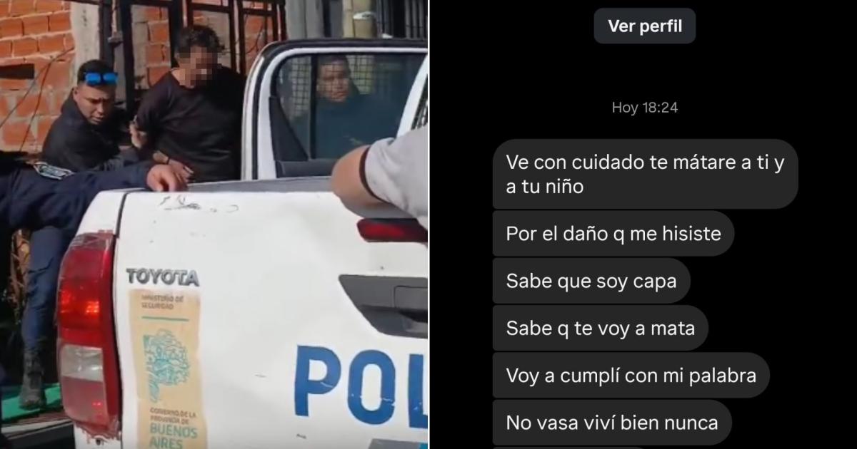La joven recibió terribles mensajes que le atribuyó al acusado que est detenido