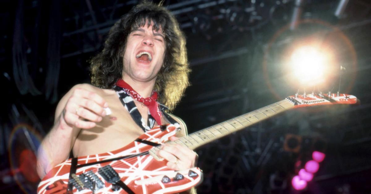 Eddie Van Halen con su Kramer
