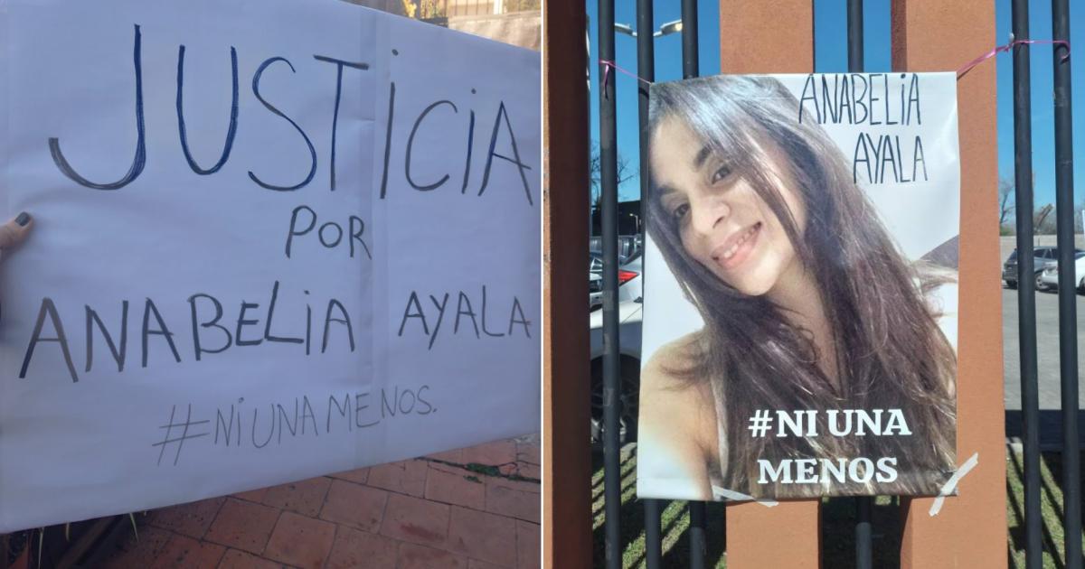 Pancartas con consignas de justicia por Anabelia Ayala